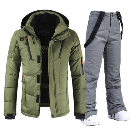 Herren Outdoor Jacken Set Warm Winter