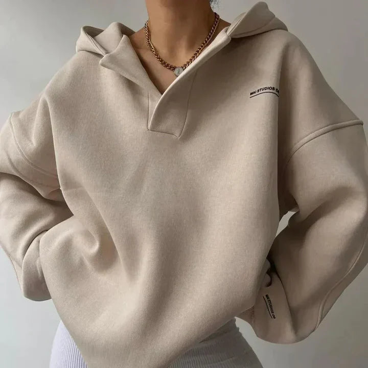 Kapuzenpullover Damen Trendig Warm