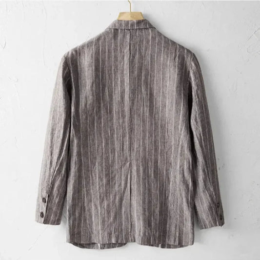 Stylisher Streifen Blazer Sommer - IdealeKleiden