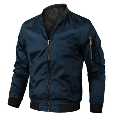 Herren Bomberjacke Modern Stilvoll Elegant