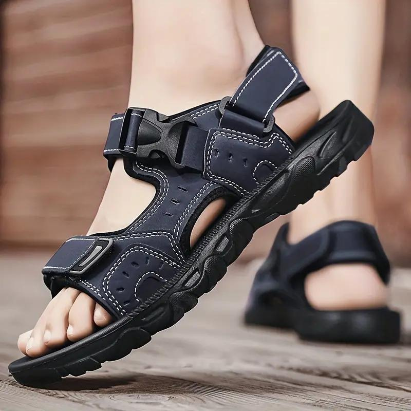 Herren Wandersandalen Bequem Schnallenriemen