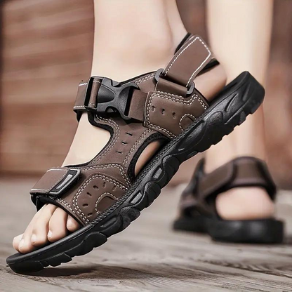 Herren Wandersandalen Bequem Schnallenriemen