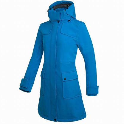 Wasserdichte Damen-Regenjacke Mit Kapuze Lang
