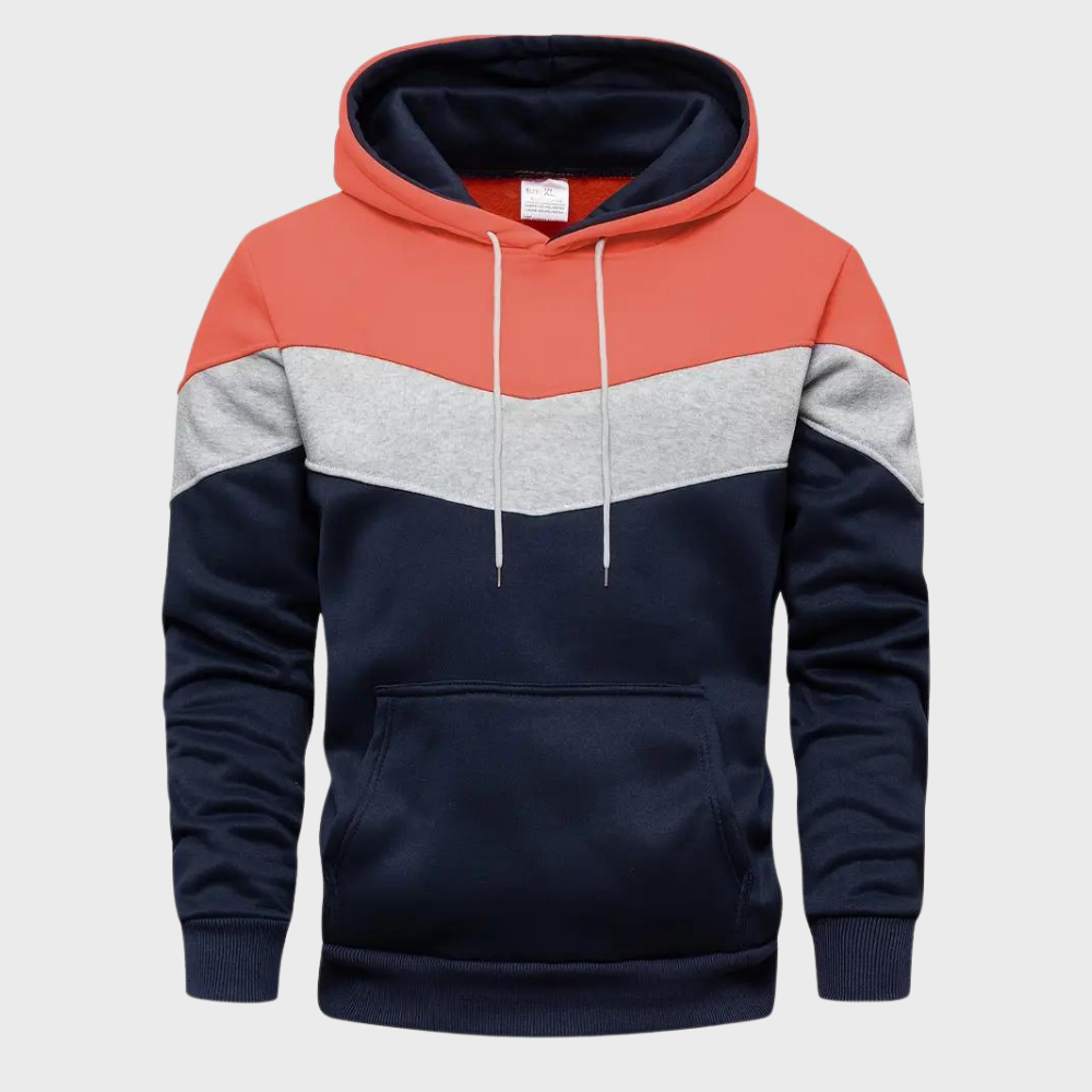 Moderner Herren-Hoodie mit Verstellbarer Kapuze