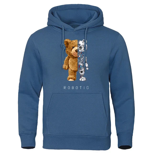 Kuschel Hoodie Teddy Bär Design