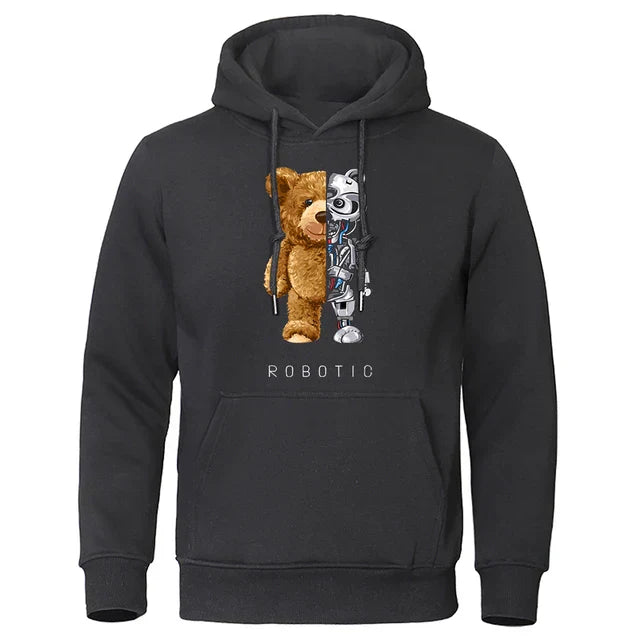 Kuschel Hoodie Teddy Bär Design