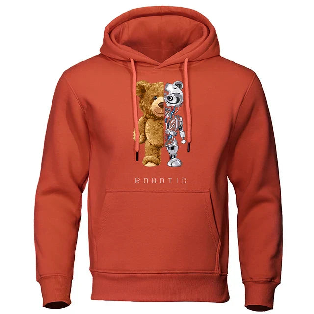 Kuschel Hoodie Teddy Bär Design