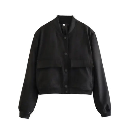 Moderne Damenjacke Kurz Stilvoll