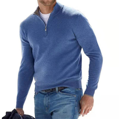 Herren Pullover V-Ausschnitt Modern Casual