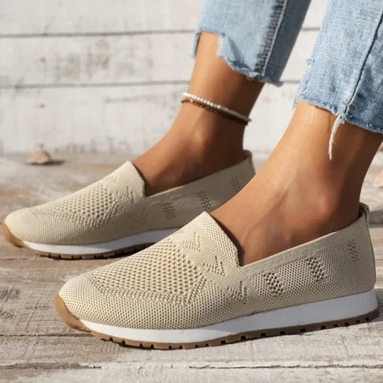 Natur Slipper Weich Stricken - IdealeKleiden