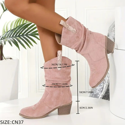 Retro Cowboy Stiefel Frauen