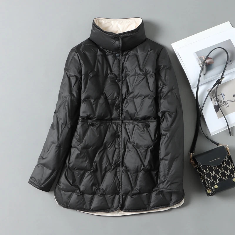 Warmes Daunenjacke Damen Winter