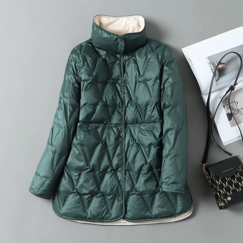 Warmes Daunenjacke Damen Winter