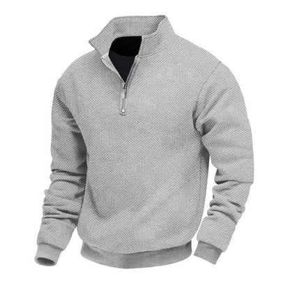 Herren Strickpullover Halbzipper Warm & Elegent