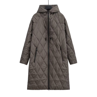 Stylische Pufferjacke Diamant Effekt