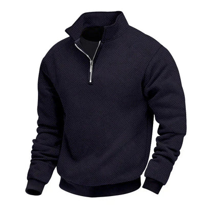 Herren Strickpullover Halbzipper Warm & Elegent