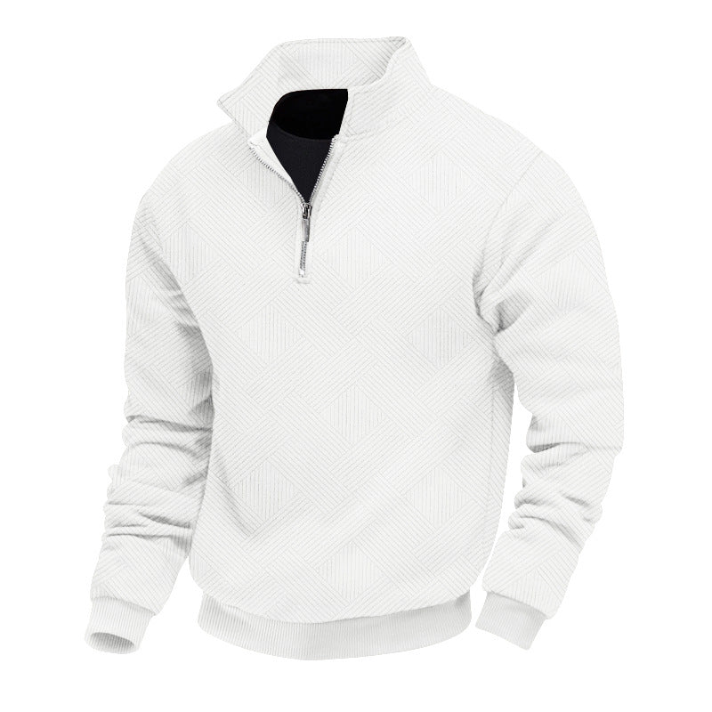 Herren Strickpullover Halbzipper Warm & Elegent