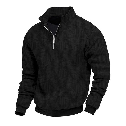 Herren Strickpullover Halbzipper Warm & Elegent - IdealeKleiden
