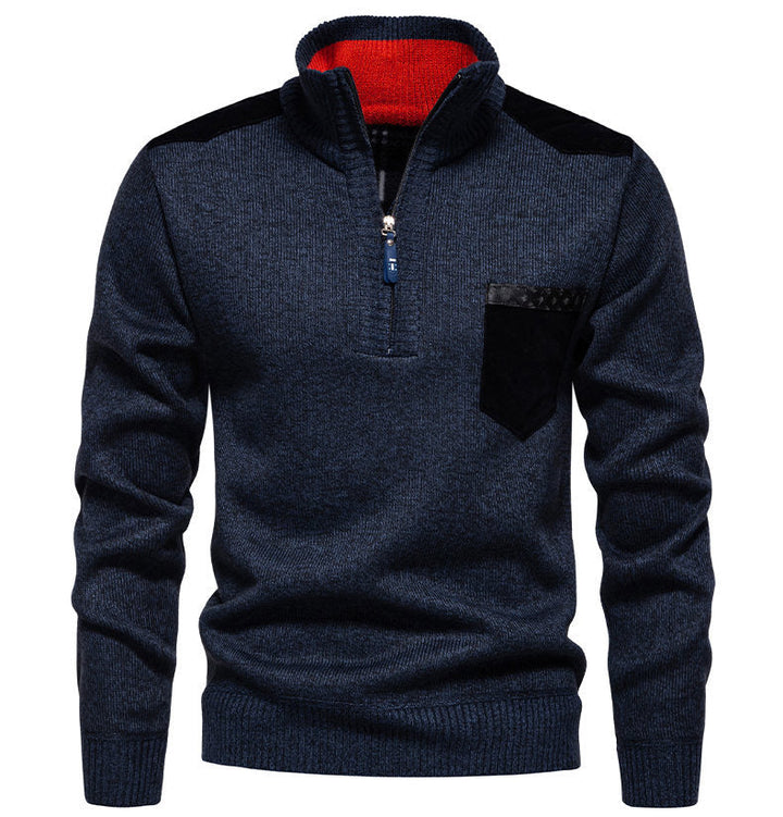 Herren Pullover Modern Halbhoch Kragen Elegantes Design