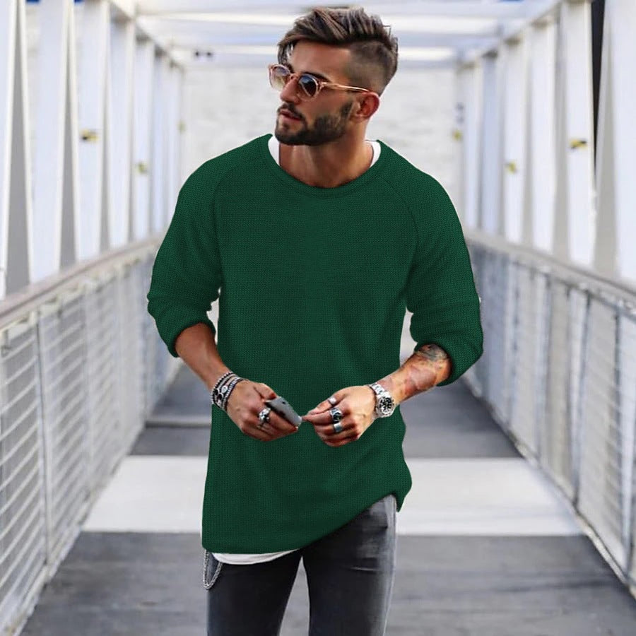 Herren Pullover Lässig Strick Design