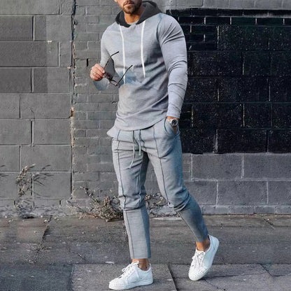 Herren Sportset Hoodie Jogginghosen Trendy