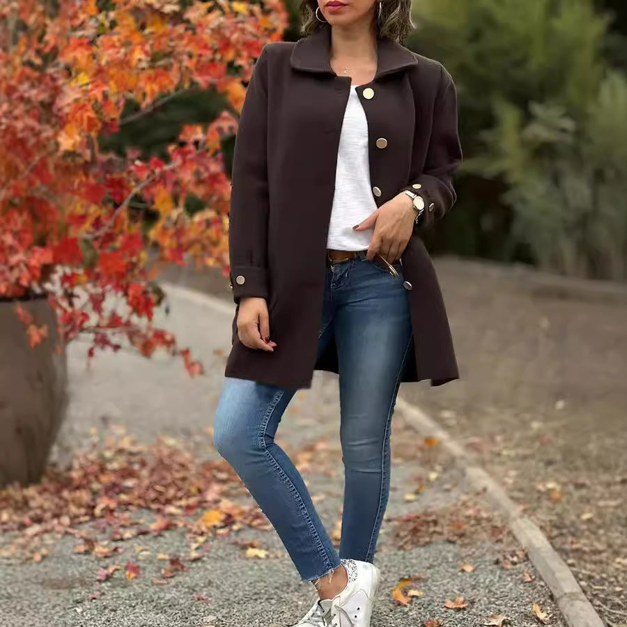 Elegante Damenjacke Klassisch Zeitlos