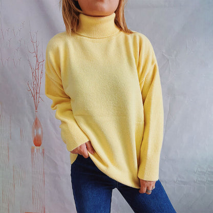 Einfacher Strickpullover Weich Bequem Alltagskleidung