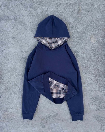 Damen Pullover Karomuster Modern Stylish