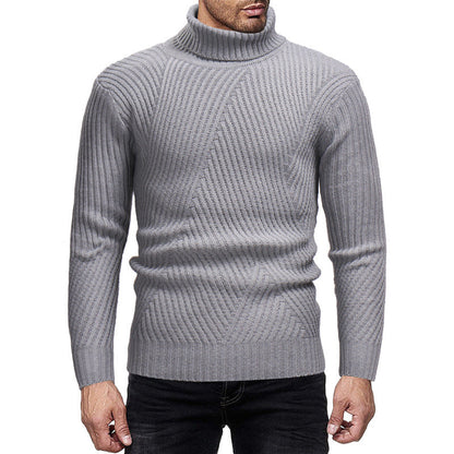 Herren Rollkragenpullover Stilvoll Warm