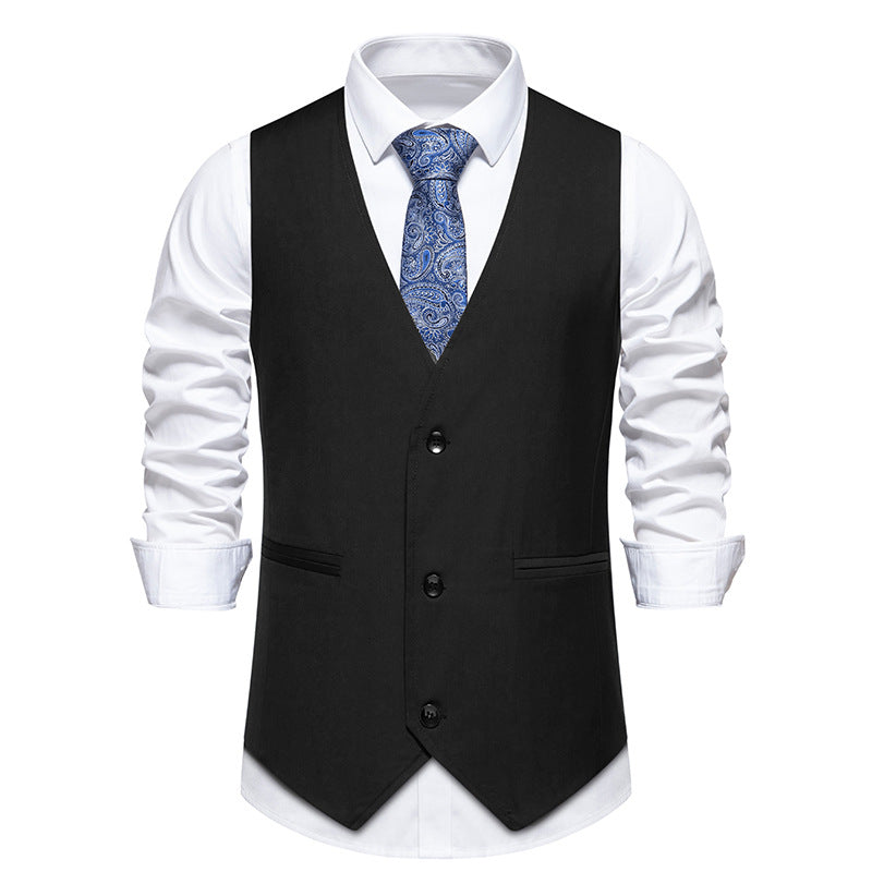 Herren Anzugweste Slim Fit Modern Design
