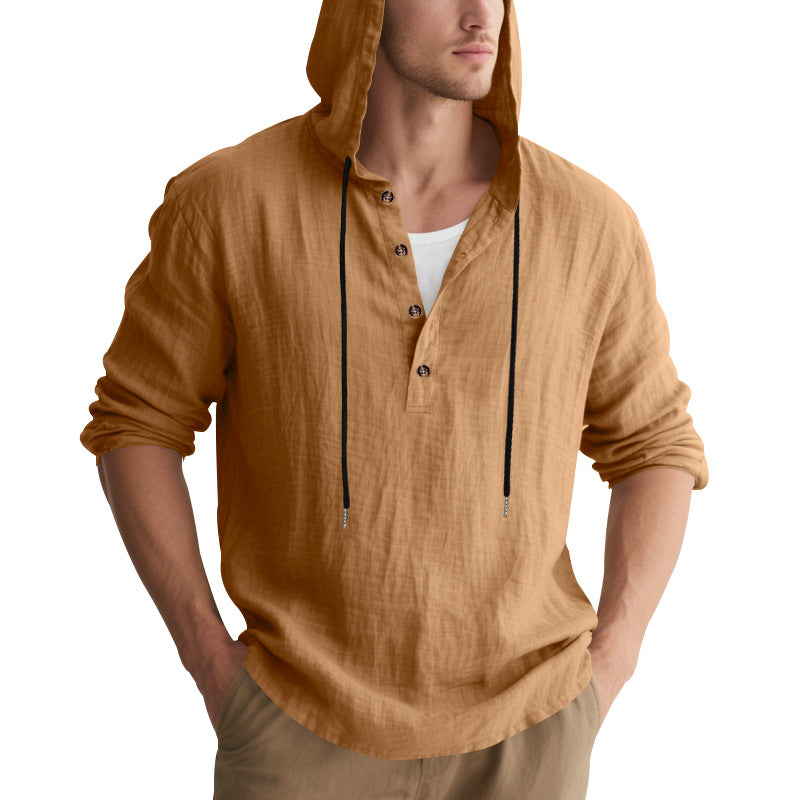 Herren Kapuzenpullover Lässig Baumwolle Hochwertig