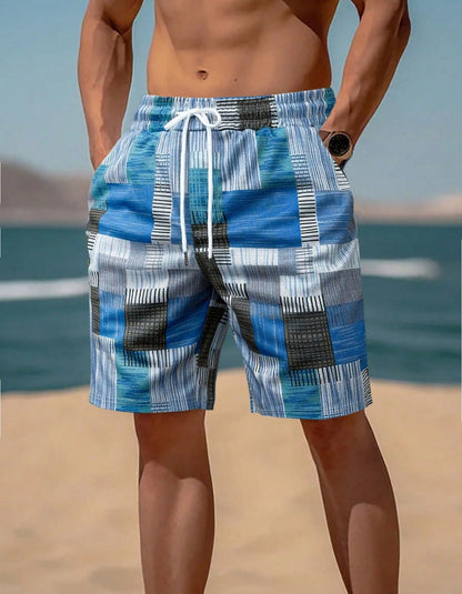 Herren Badeshorts Modern Grafik Design