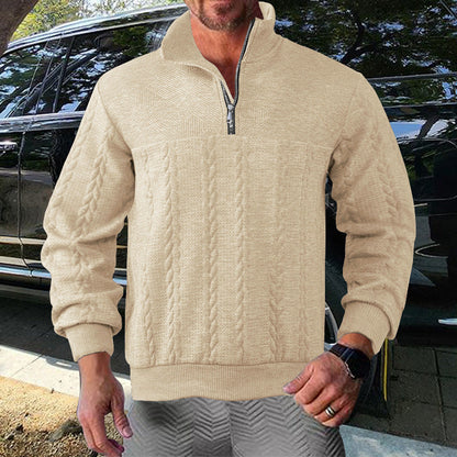 Herren Pullover Struktur Design Moderne Style