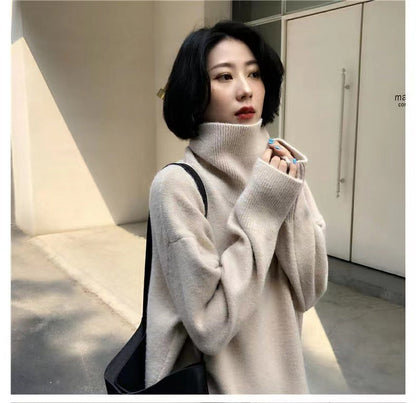 Damen Oversized Pullover Weich Angenehm Tragen
