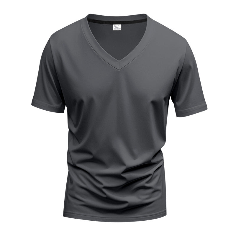 Herren T-Shirt V-Ausschnitt Leicht atmungsaktiv