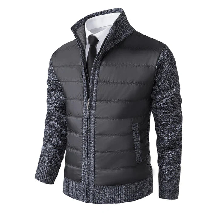 Herren Steppjacke Warm Isoliert Langarm