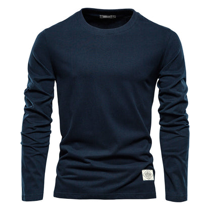 Herren Langarm T-Shirt Baumwolle Modern Fit