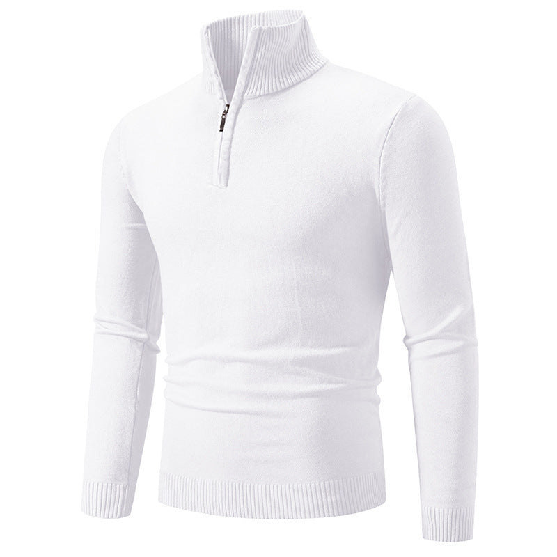 Herren Pullover Modern Kurz Reißverschluss