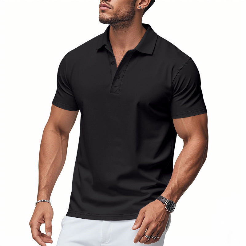 Herren Poloshirt Schnell Trocknend Elegant Slimfit