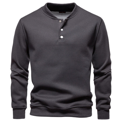 Herren Pullover Langarm Strukturiert Modern - IdealeKleiden