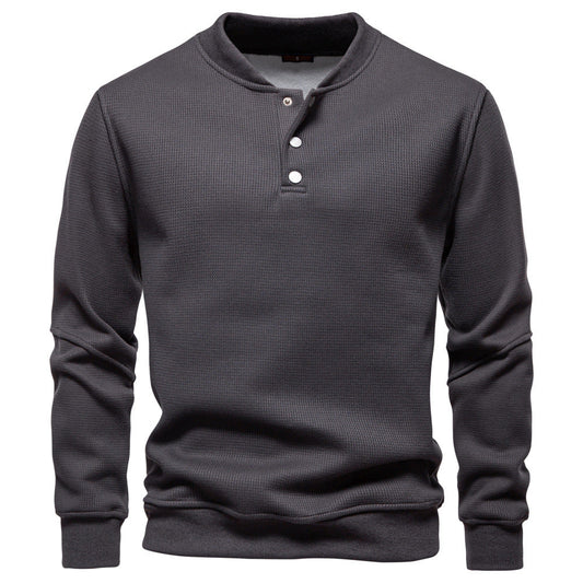 Herren Pullover Langarm Strukturiert Modern - IdealeKleiden
