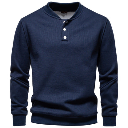 Herren Pullover Langarm Strukturiert Modern