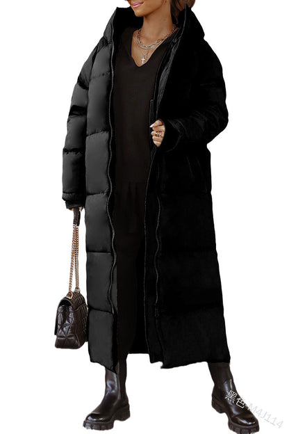 Elegante Winterjacke Damen Lang Mantel
