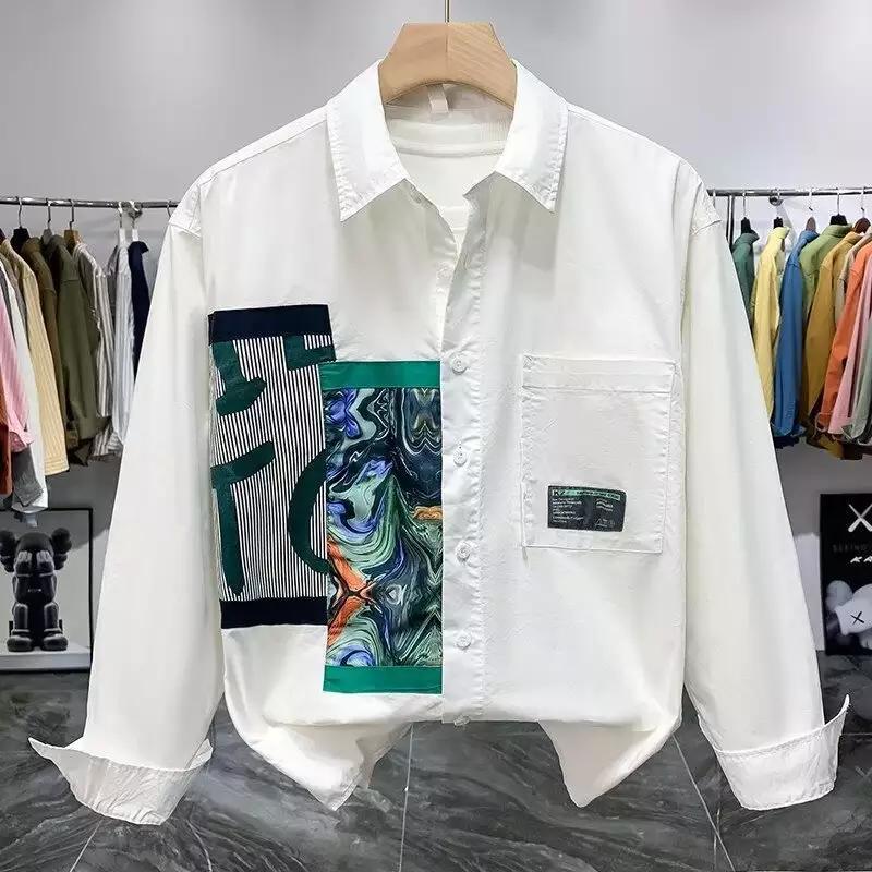 Herren Hemd Lässig Modern mit Taschen - IdealeKleiden