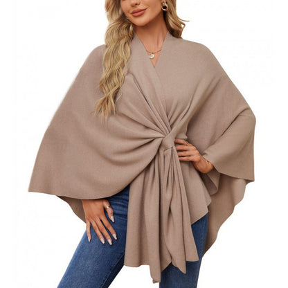 Damen Wickelmantel Modern Chic Elegantes Design