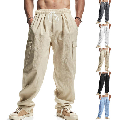 Herren Cargohose Bequem Elastisch Praktisch - IdealeKleiden