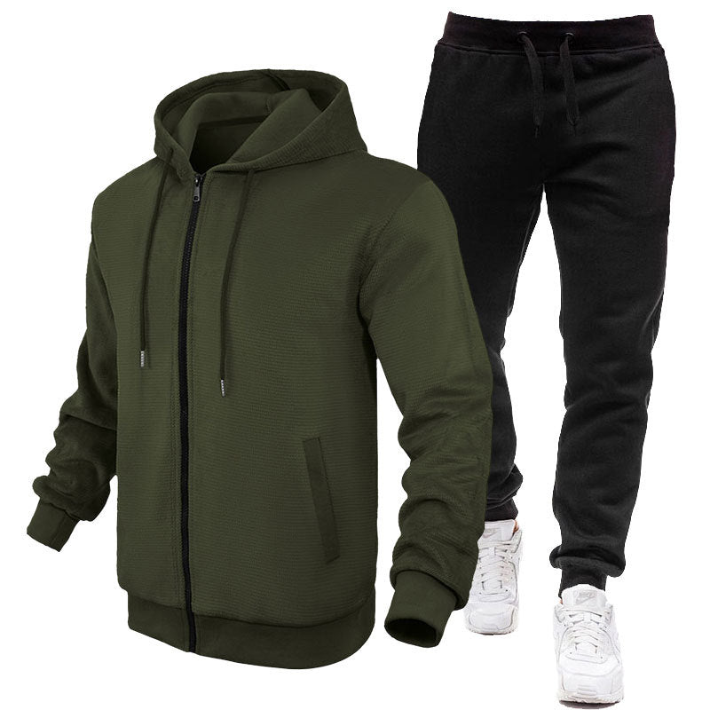 Herren Sportanzug Fleece-Innenjacke Jogginghose