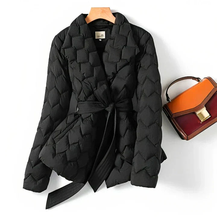 Nebel-Pufferjacke Damen Elegant