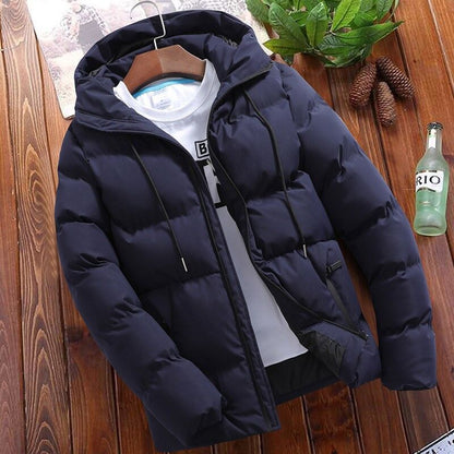 Übergrößen Pufferjacke Kapuze Baumwolle Warm