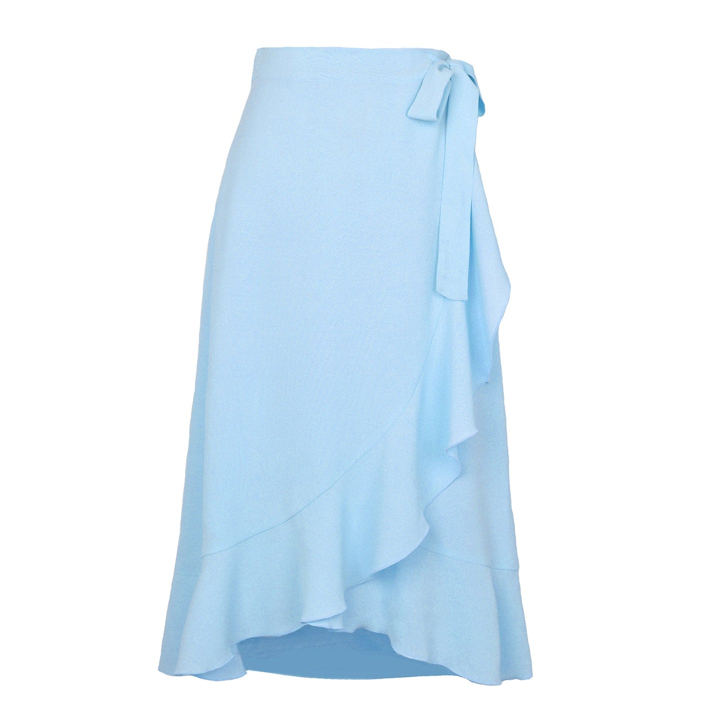Damen Wickelrock Elegant Fließend Sommerkleid